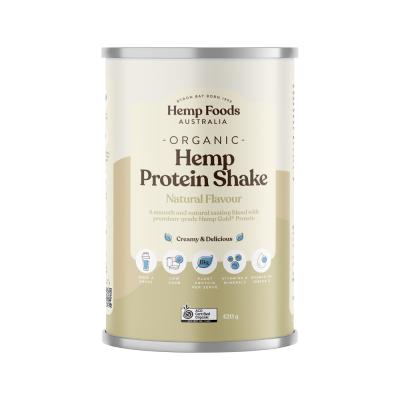 Hemp Foods Australia Organic Hemp Protein Shake Natural 420g